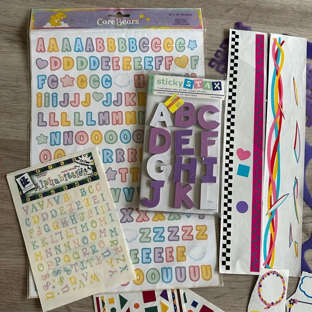 Stickers Stencils Stamp Washi for Formatting Scrapbook Crafts Collection